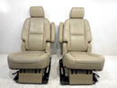 2007 - 2014 Tahoe Yukon Escalade Second Row Bucket Seats, Tan Leather #566r | Picture # 18 | OEM Seats