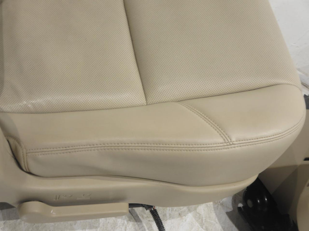 2007 - 2014 Tahoe Yukon Escalade Second Row Rear Bucket Seats, Tan Leather #566i | Picture # 11 | OEM Seats
