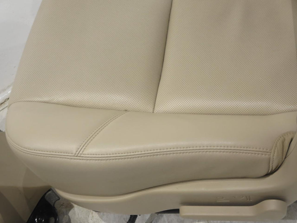 2007 - 2014 Tahoe Yukon Escalade Second Row Rear Bucket Seats, Tan Leather #566i | Picture # 12 | OEM Seats