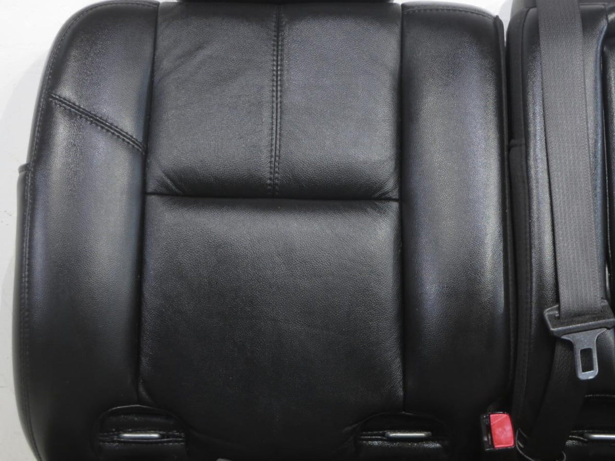2007 - 2013 Chevy Avalanche Rear Seat, Black Leather #570r