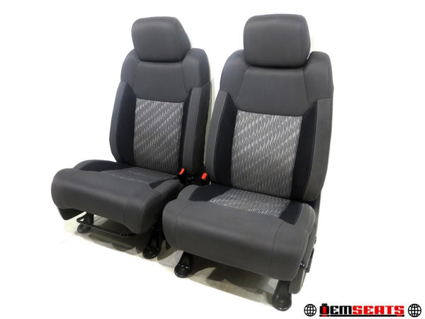 2018 Toyota Tundra Grey Cloth Seats 