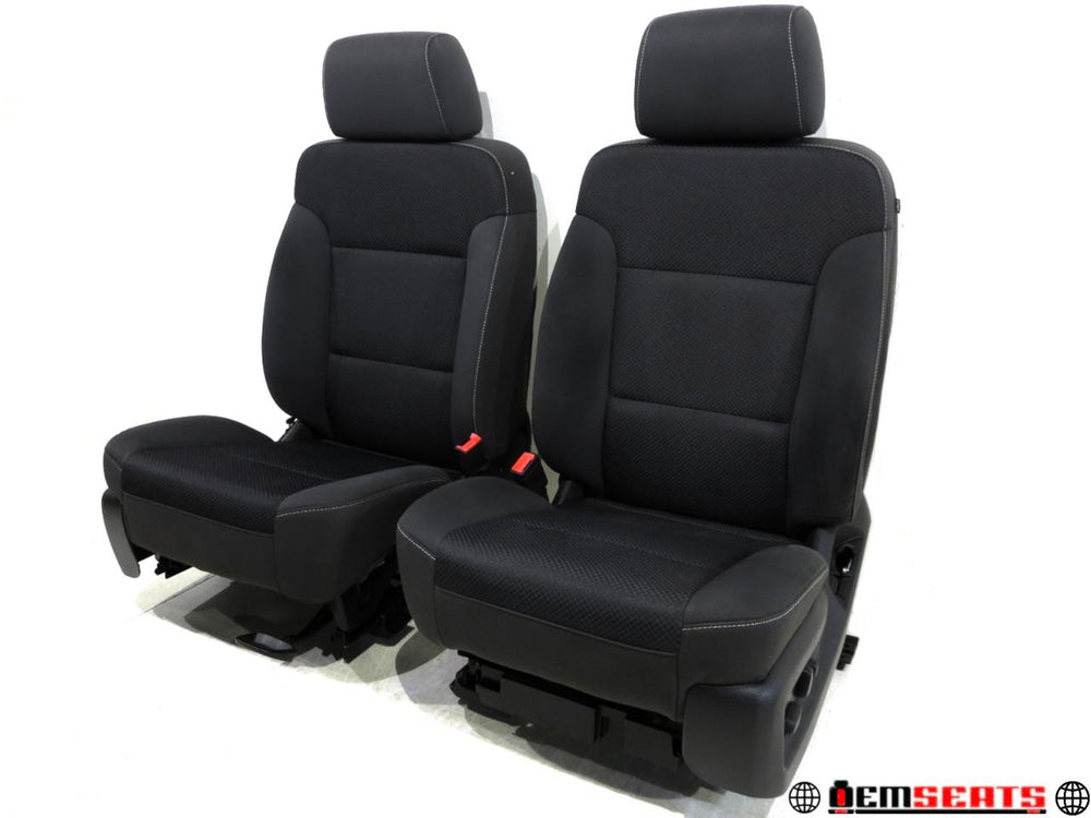 Chevy Silverado Sierra Oem Black Cloth Power Seats 2014 2015 2016 2017 2018 ' | Picture # 1 | OEM Seats