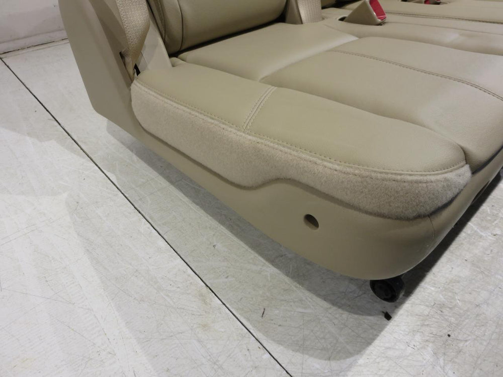 2007 - 2014 Chevy Tahoe Suburban 3rd Row Seat Tan Leather #592i | Picture # 6 | OEM Seats