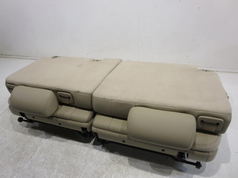 2007 - 2014 Tahoe Yukon Escalade 3rd Row Seats, Tan leather #592i | Picture # 8 | OEM Seats