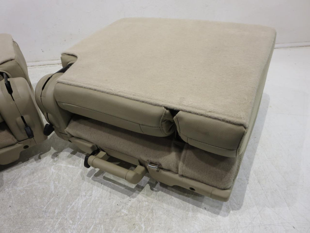 2007 - 2014 Chevy Tahoe Suburban 3rd Row Seat Tan Leather #592i | Picture # 10 | OEM Seats