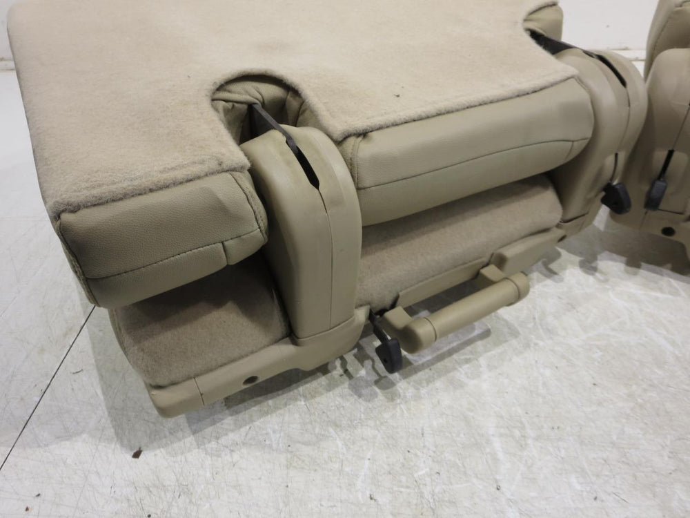 2007 - 2014 Tahoe Yukon Escalade 3rd Row Seats, Tan leather #592i | Picture # 12 | OEM Seats