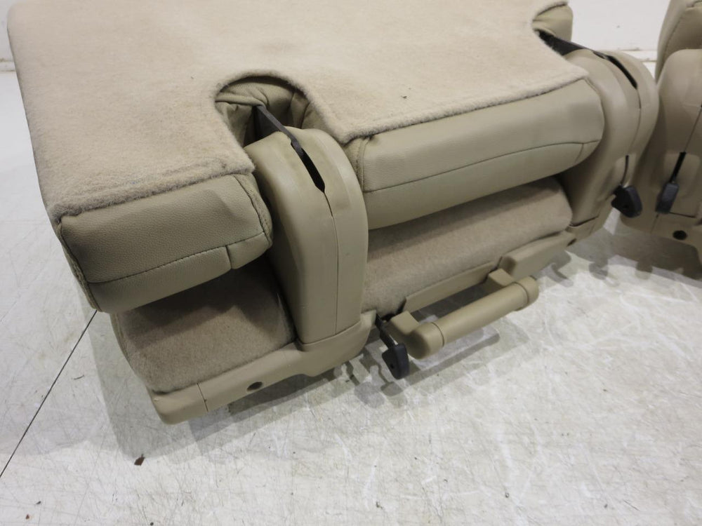 2007 - 2014 Chevy Tahoe Suburban 3rd Row Seat Tan Leather #592i | Picture # 12 | OEM Seats