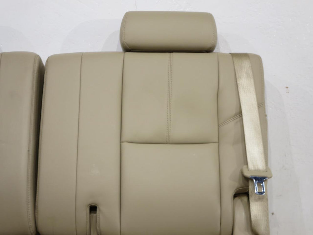 2007 - 2014 Chevy Tahoe Suburban 3rd Row Seat Tan Leather #593I | Picture # 4 | OEM Seats