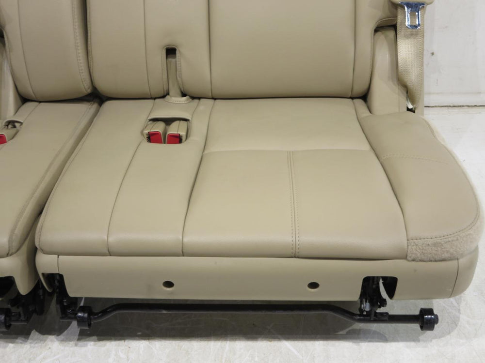 2007 - 2014 Chevy Tahoe Suburban 3rd Row Seat Tan Leather #593I | Picture # 6 | OEM Seats