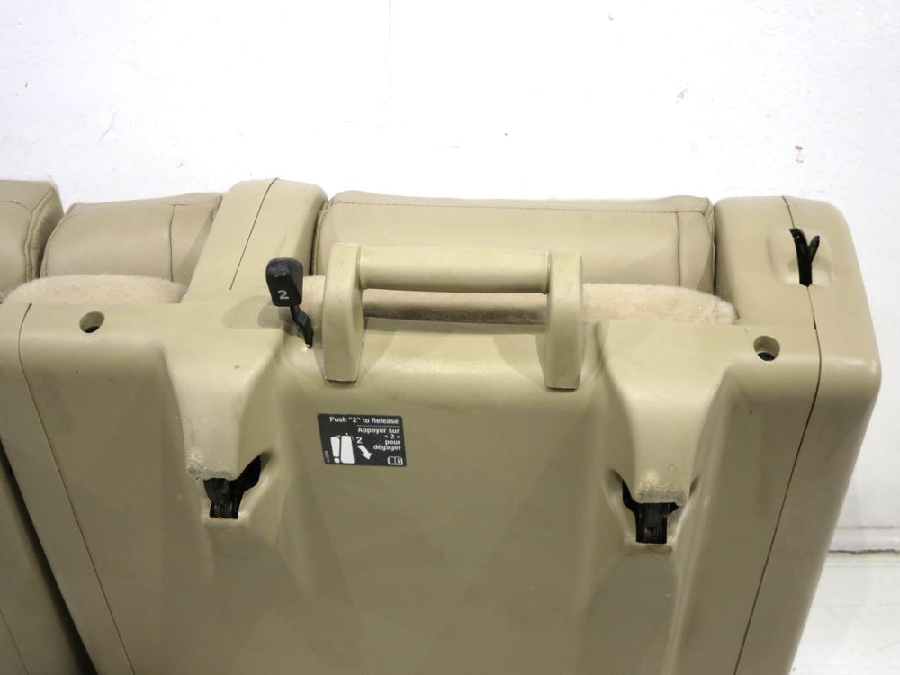 2007 - 2014 Chevy Tahoe Suburban 3rd Row Seat Tan Leather #593I | Picture # 16 | OEM Seats