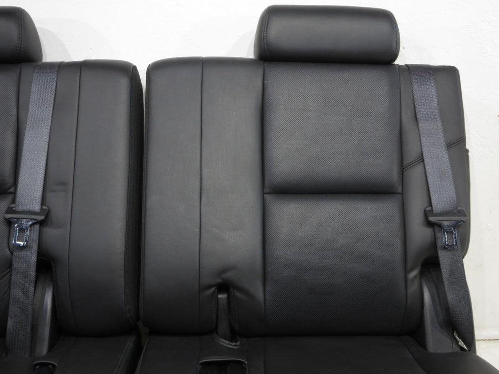 2007 - 2014 GM Escalade Suburban Tahoe 3rd Row Seat Black Leather #596i | Picture # 4 | OEM Seats