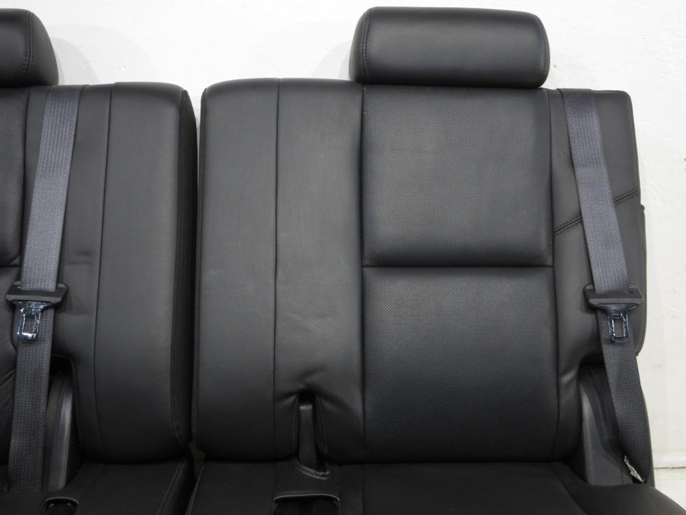 2007 - 2014 GM Escalade Suburban Tahoe 3rd Row Seat Black Leather #596i | Picture # 4 | OEM Seats