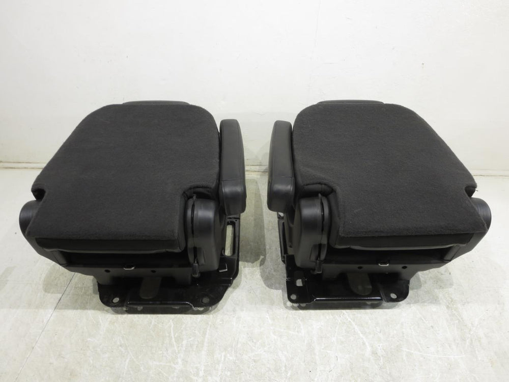 2007 - 2014 Cadillac Escalade Tahoe Rear Bucket Seats Black Leather #606I | Picture # 18 | OEM Seats