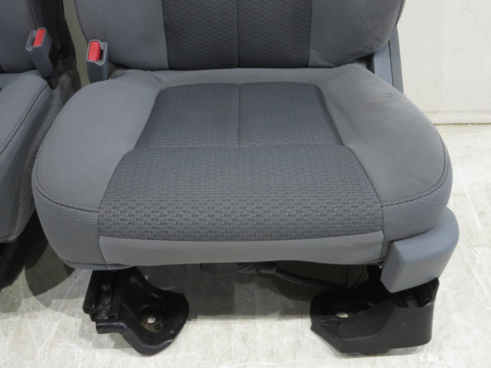 2009 - 2014 Ford F150 Seats Gray Cloth Powered | Picture # 4 | OEM Seats