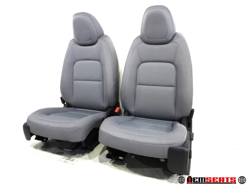2015 - 2021 GMC Canyon Chevy Colorado Seats Gray Cloth #610i | Picture # 1 | OEM Seats