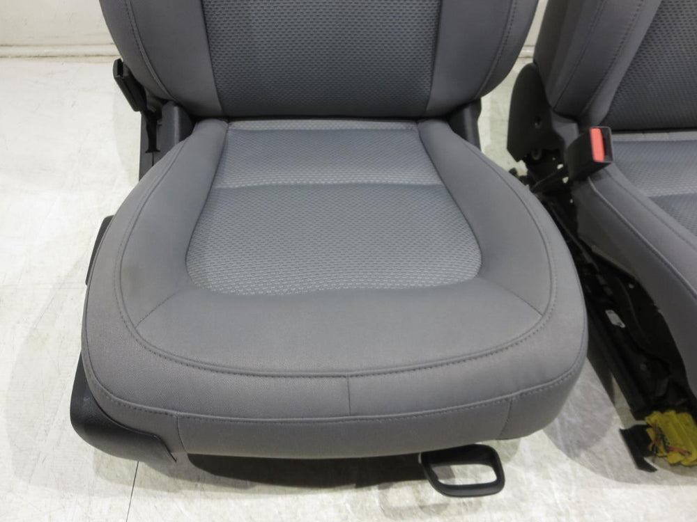 2015 - 2021 GMC Canyon Chevy Colorado Seats Gray Cloth #610i | Picture # 3 | OEM Seats