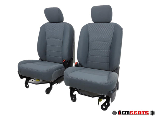 2017 Dodge Ram Oem Gray Cloth Seats