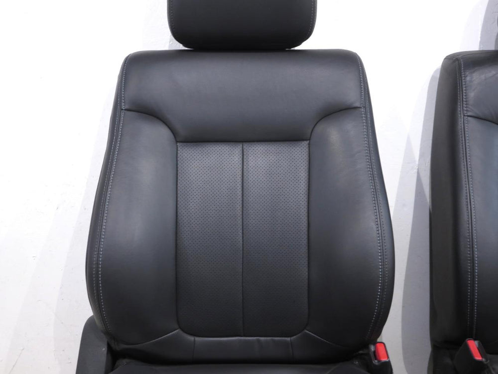2009 - 2014 Ford F150 Front Seats Black Leather A/C Cooled & Heated #618i | Picture # 9 | OEM Seats