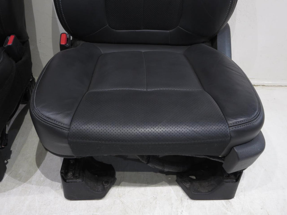 2009 - 2014 Ford F150 Front Seats Black Leather A/C Cooled & Heated #618i | Picture # 4 | OEM Seats