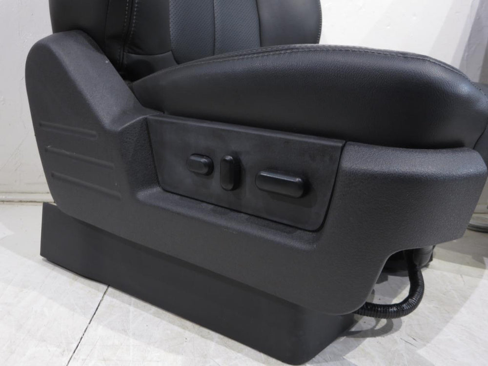 2009 - 2014 Ford F150 Front Seats Black Leather A/C Cooled & Heated #618i | Picture # 5 | OEM Seats