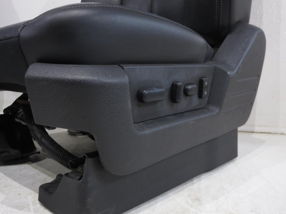 2009 - 2014 Ford F150 Front Seats Black Leather A/C Cooled & Heated #618i | Picture # 6 | OEM Seats