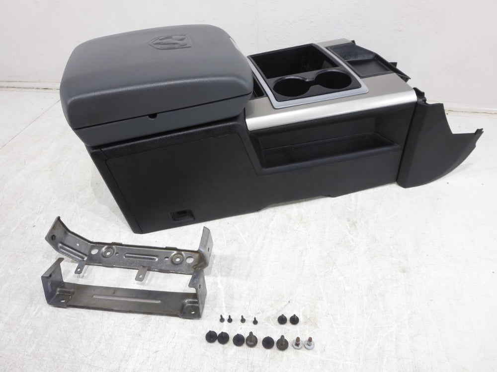 2009 - 2014 Dodge Ram Center Console Black & Gray #620i | Picture # 16 | OEM Seats