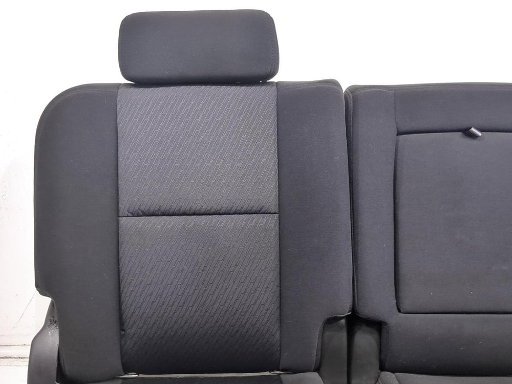2007 - 2013 Chevy Silverado Sierra Rear Seat Black Cloth #627i | Picture # 3 | OEM Seats