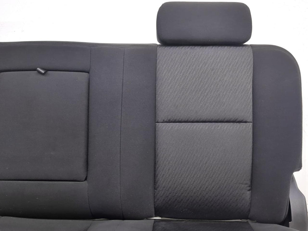 2007 - 2013 Chevy Silverado Sierra Rear Seat Black Cloth #627i | Picture # 4 | OEM Seats