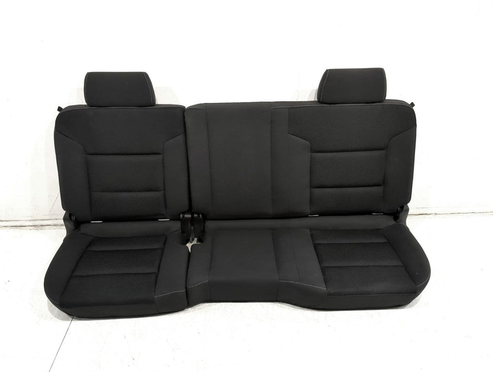 2014 - 2018 Chevy Silverado Rear Seat Extended Cab Black Cloth #628i | Picture # 9 | OEM Seats