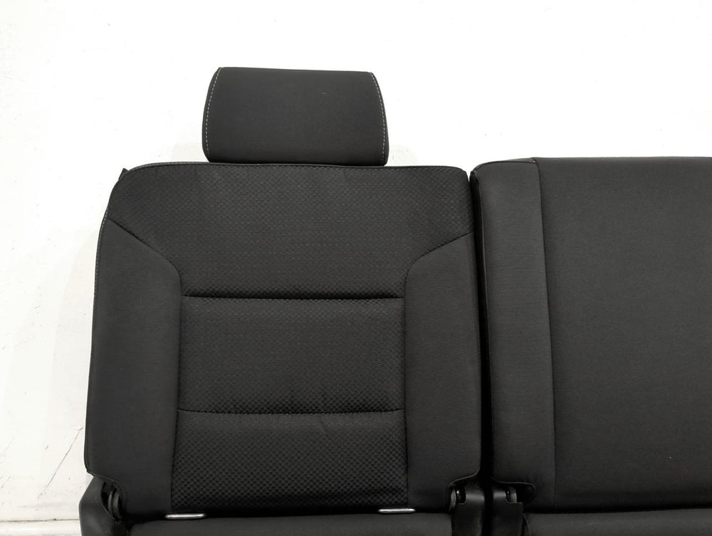 2014 - 2018 Chevy Silverado Rear Seat Extended Cab Black Cloth #628i | Picture # 3 | OEM Seats