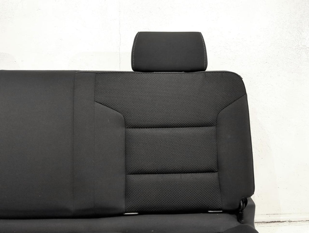 2014 - 2018 Chevy Silverado Rear Seat Extended Cab Black Cloth #628i | Picture # 4 | OEM Seats