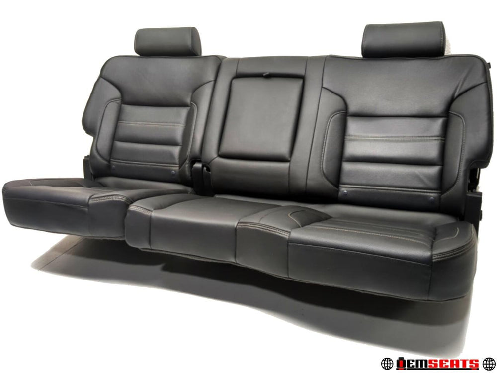 Gmc Sierra Denali Silverado Crew Cab Leather Rear Seats 2014 2015 2016 2017 2018 | Picture # 1 | OEM Seats