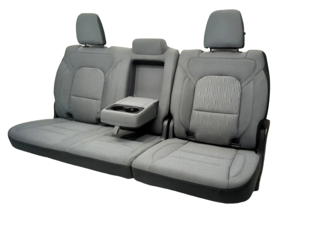 2019 - 2024 Ram 1500 Crew Cab Rear Seats Gray Cloth #644i | Picture # 7 | OEM Seats