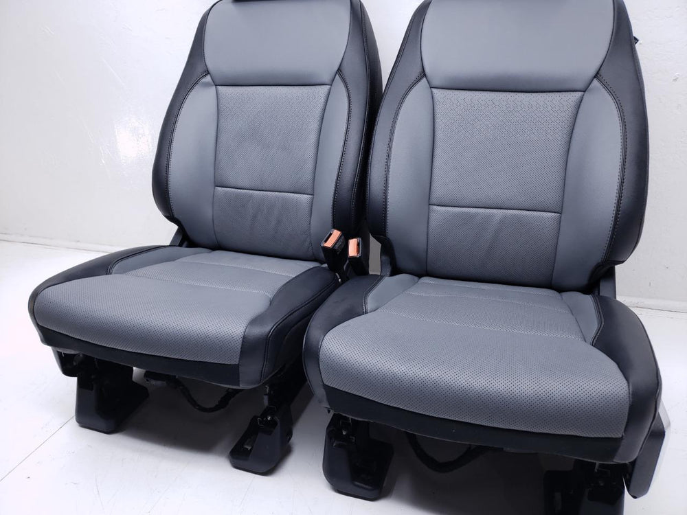 2021 - 2024 Ford F150 Lightning OEM Front Seats Gray Medium Dark Slate #651i | Picture # 13 | OEM Seats