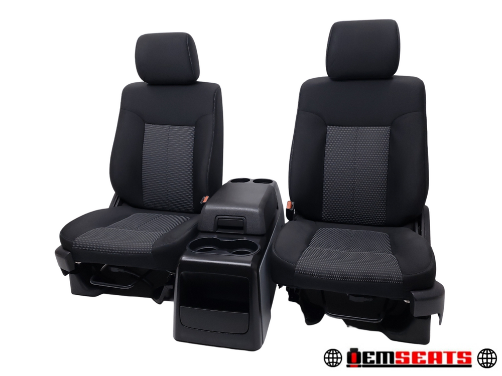 Ford F150 F-150 Oem Black Cloth Seats 2009 2010 2011 2012 2013 2014 | Picture # 1 | OEM Seats