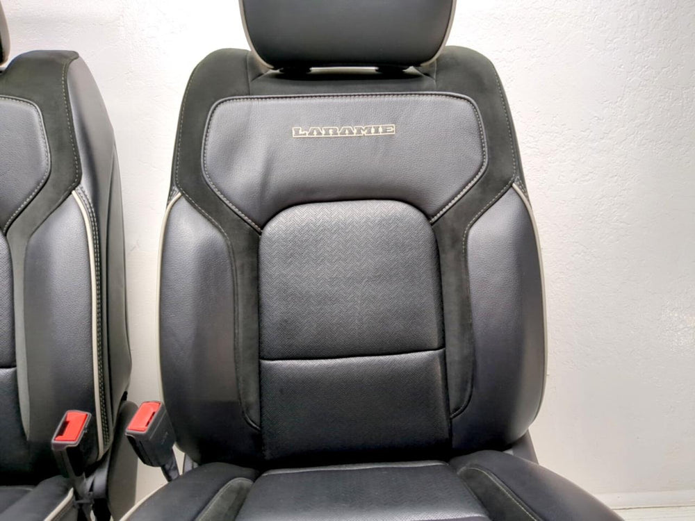 2019 - 2023 Dodge Ram Seats, Laramie 1500, Black Leather #654i | Picture # 12 | OEM Seats