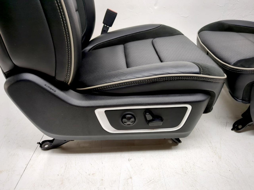 Dodge Ram Laramie 1500 Crew Oem Black Leather Front Seats 2019 2020 2021 2022 2023 | Picture # 7 | OEM Seats
