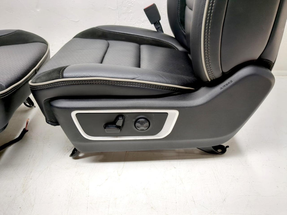 Dodge Ram Laramie 1500 Crew Oem Black Leather Front Seats 2019 2020 2021 2022 2023 | Picture # 8 | OEM Seats