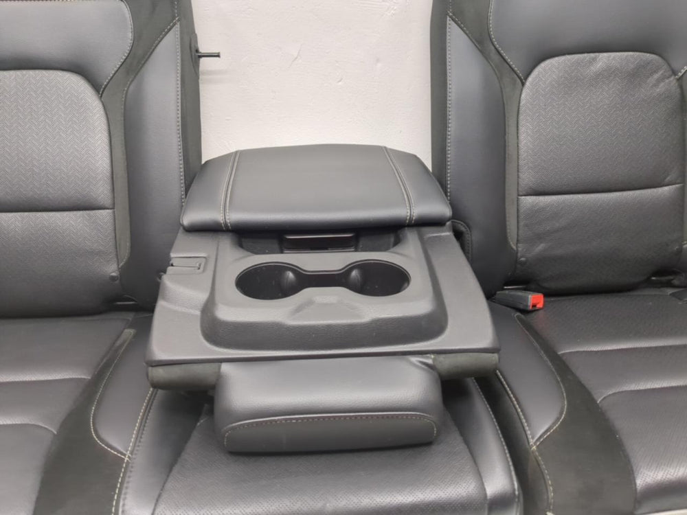 Dodge Ram Laramie 1500 Crew Oem Black Leather Front Seats 2019 2020 2021 2022 2023 | Picture # 24 | OEM Seats