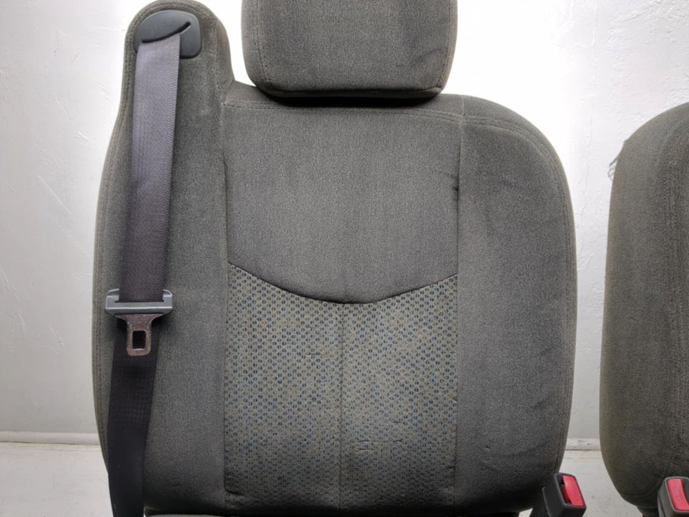 Gm Silverado Tahoe Suburban Charcoal Cloth Front Seats 2000 2003 2004 2005 2006 | Picture # 5 | OEM Seats