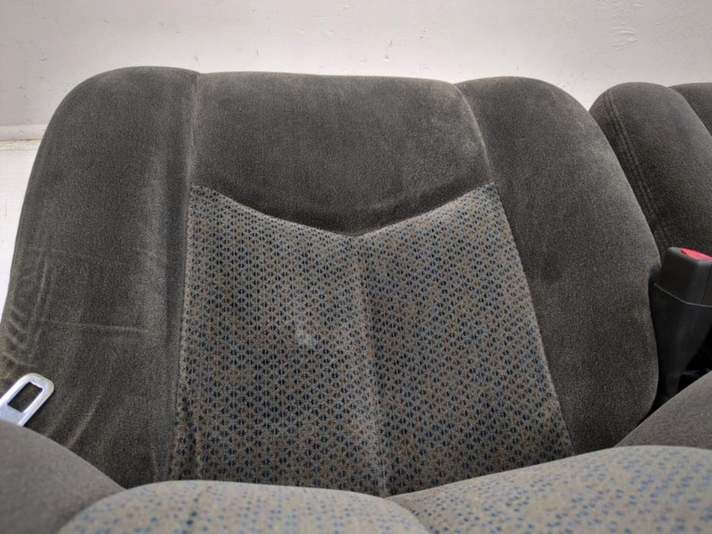 Gm Silverado Tahoe Suburban Charcoal Cloth Front Seats 2000 2003 2004 2005 2006 | Picture # 12 | OEM Seats