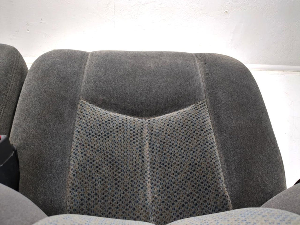 Gm Silverado Tahoe Suburban Charcoal Cloth Front Seats 2000 2003 2004 2005 2006 | Picture # 11 | OEM Seats