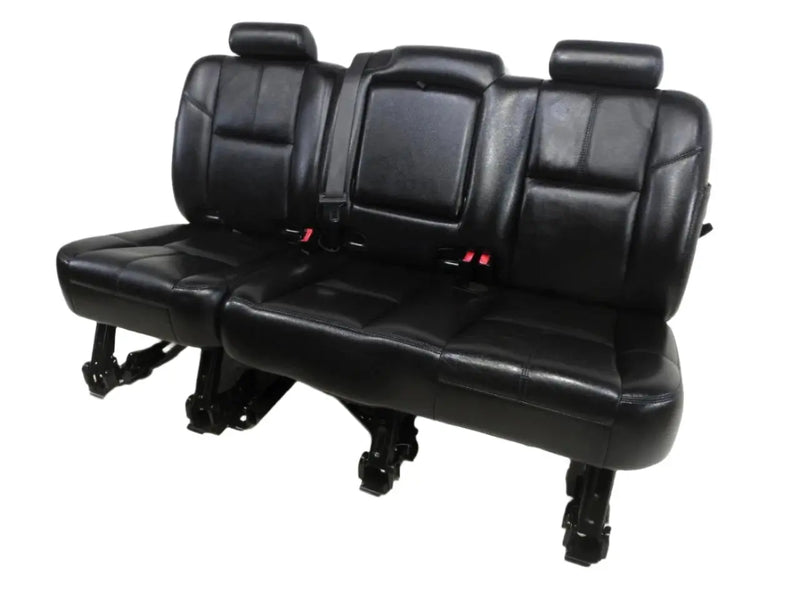 Driver Bottom Microfiber Leather Seat Cover – Black, Fits 2007-2014 Chevy Silverado, Tahoe, Suburban, Avalanche, GMC Sierra & Yukon