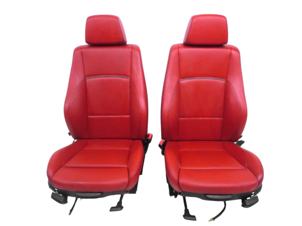 2012 - 2015 BMW X1 Seats, Red Nevada Leather, #906r | Picture # 1 | OEM Seats