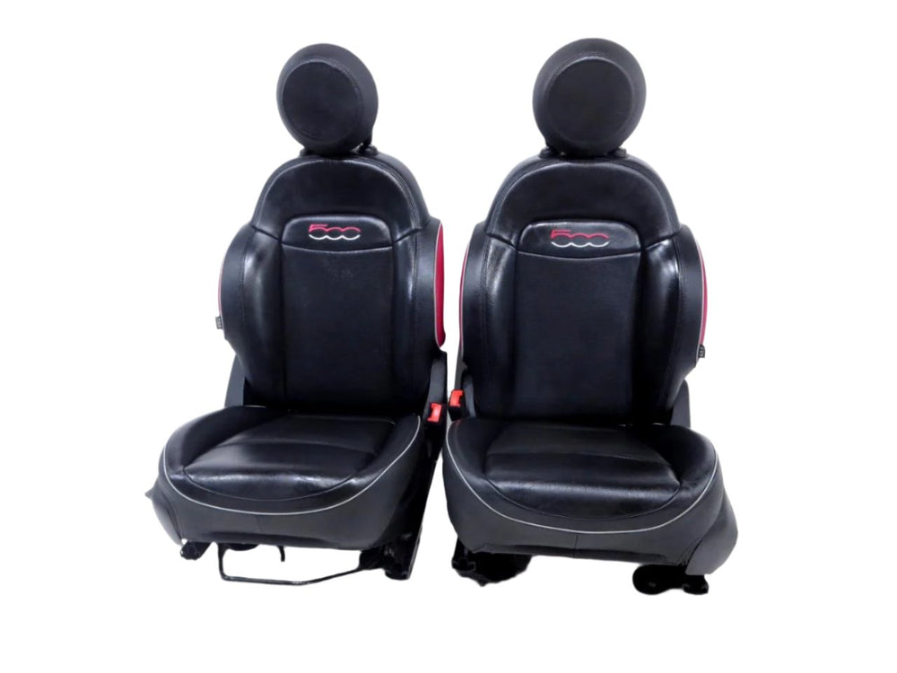2016 - 2023 Fiat 500x Seats, Heated Black Leather, Lounge #958r | Picture # 1 | OEM Seats