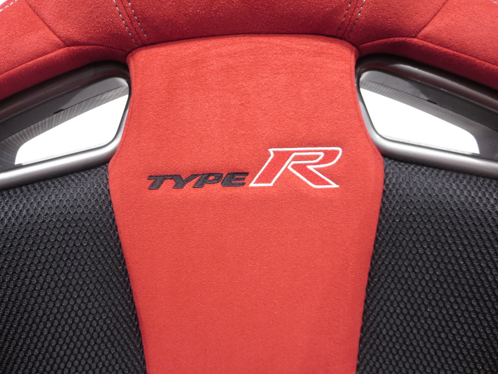 Honda Civic FK8 Type R OEM Red Black Suede Seats 2016 2017 2018 2019 2020 2021 | Picture # 5 | OEM Seats