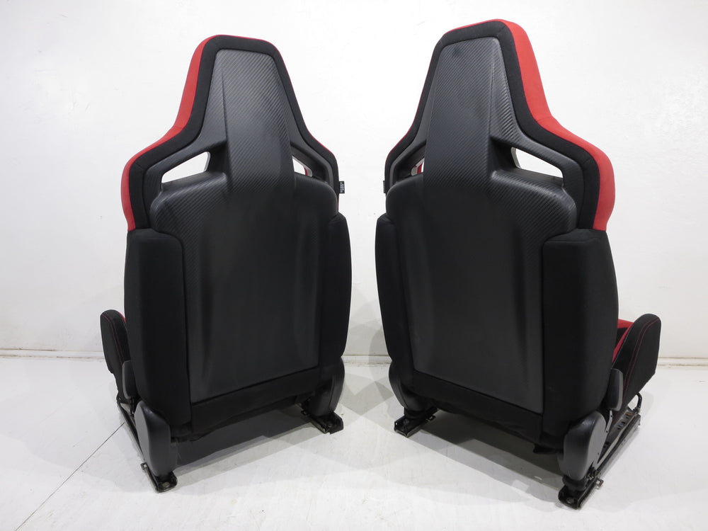 Honda Civic FK8 Type R OEM Red Black Suede Seats 2016 2017 2018 2019 2020 2021 | Picture # 14 | OEM Seats