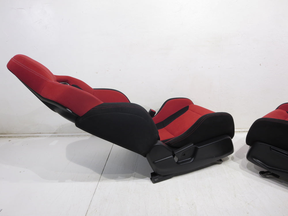 Honda Civic FK8 Type R OEM Red Black Suede Seats 2016 2017 2018 2019 2020 2021 | Picture # 17 | OEM Seats