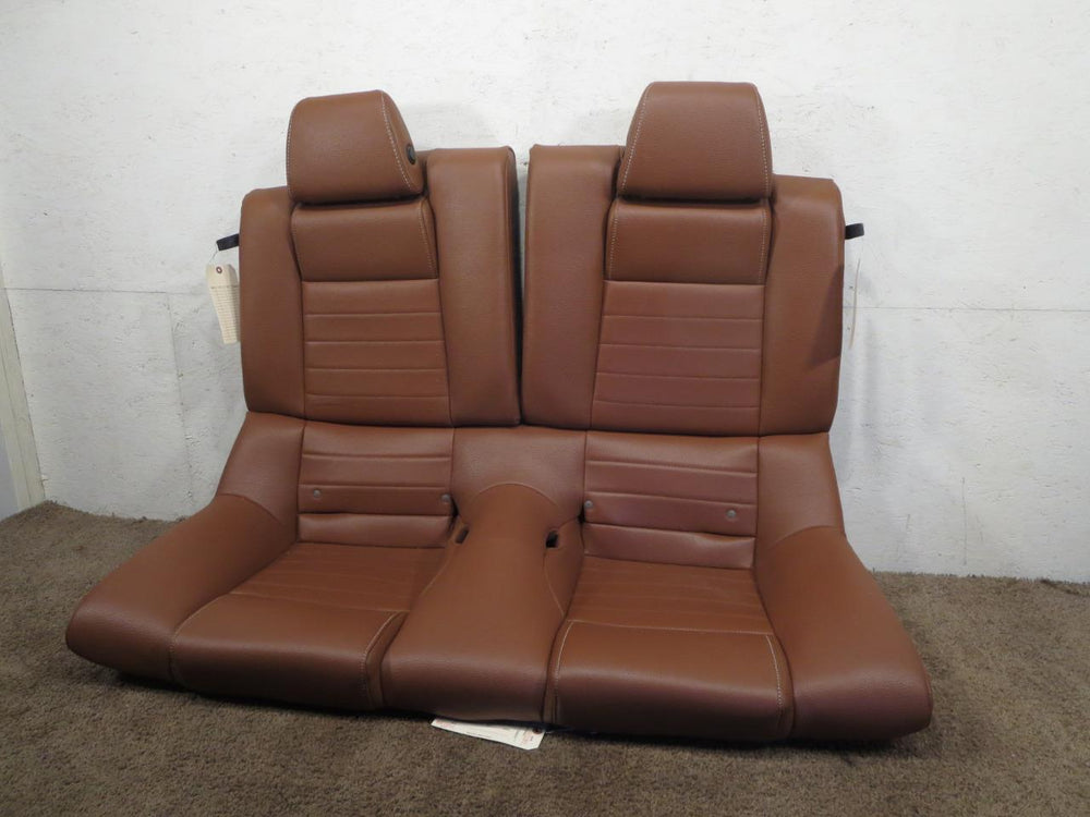 2010 - 2014 Ford Mustang Coupe Rear Seat Tan Saddle Leather #4761k | Picture # 3 | OEM Seats