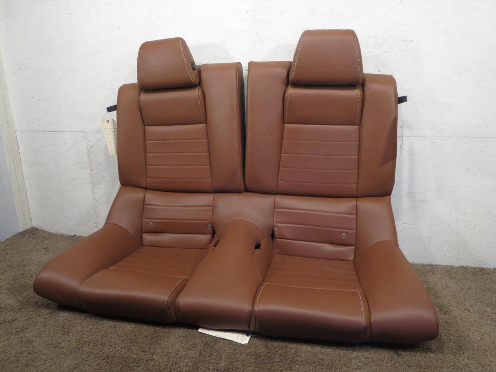 2010 - 2014 Ford Mustang Coupe Rear Seat Tan Saddle Leather #4761k | Picture # 9 | OEM Seats